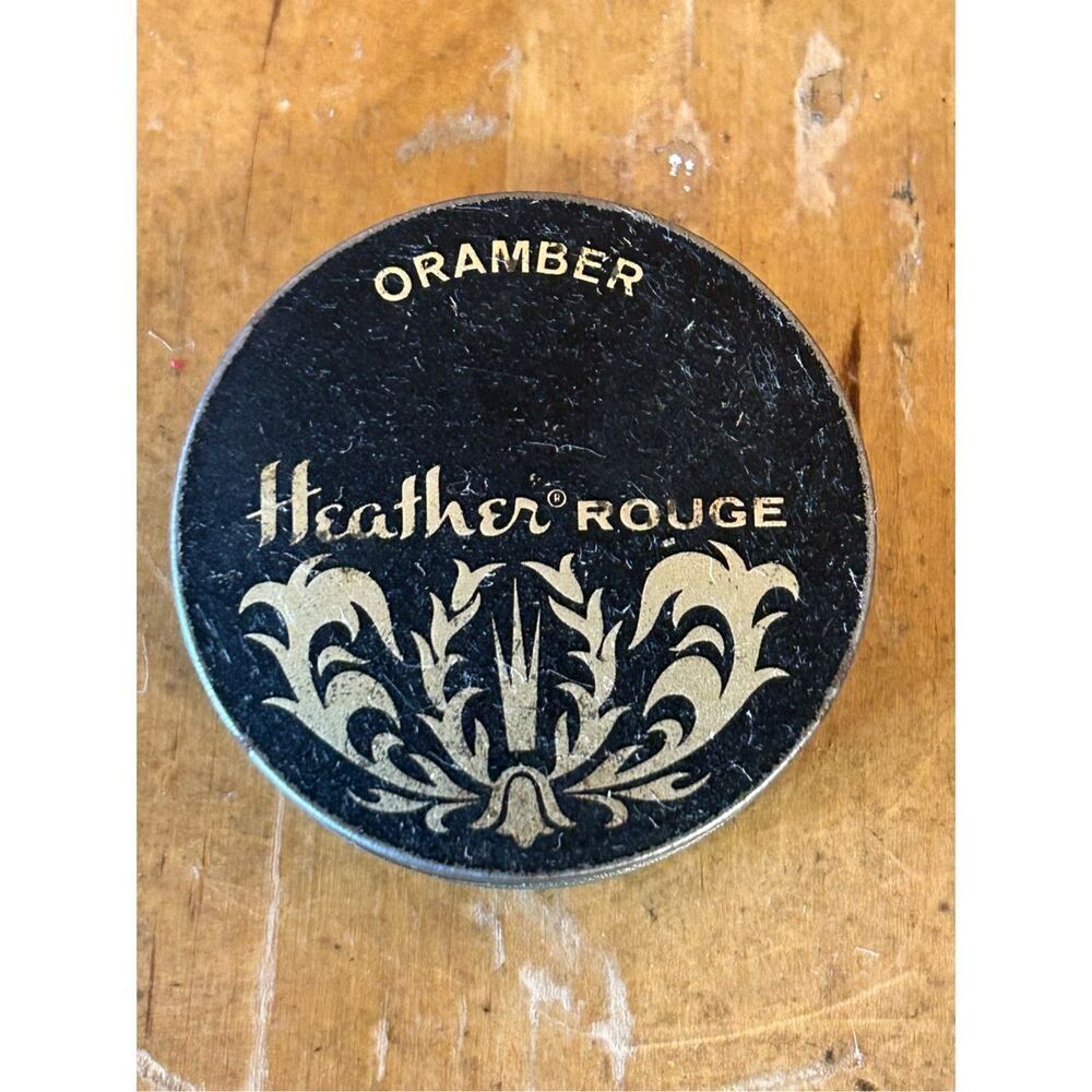 Vintage Heather Rouge Pot Compact Whitehall Labs NY (8281)